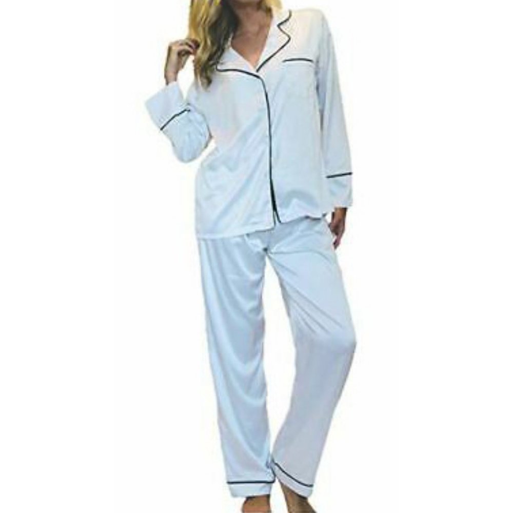 sleepwear set in pink and white Pajamas